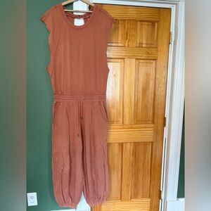 FP Movement by Free People Throw and Go Onesie in Rust